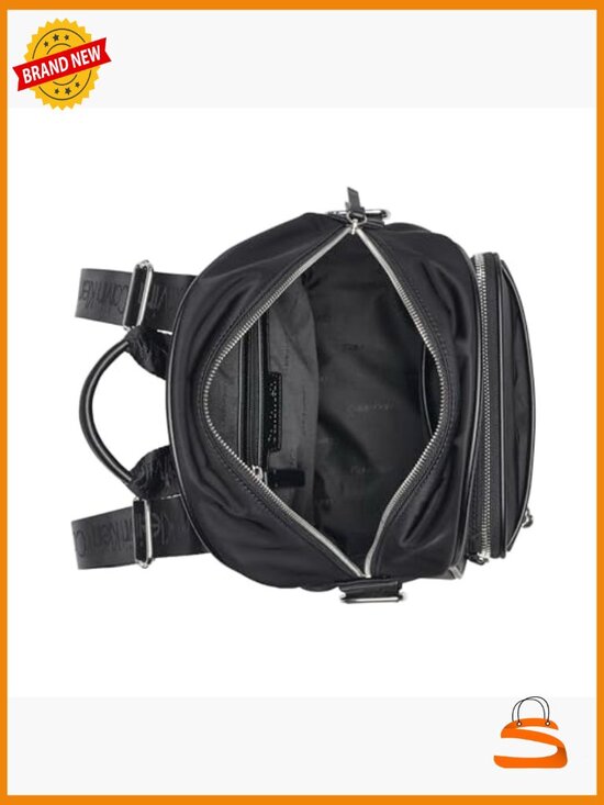 Organizational Backpack with Detachable Charm, Nylon, Multiple Pockets main image 4